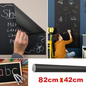 black board / chalk board sticker sheet with (4 free chalks)