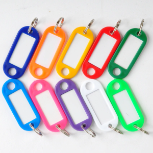 tag keychains oval shape (set of 40)