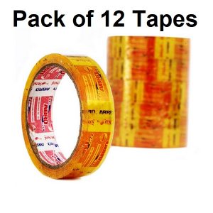 packing tape 1 inch tape length 40 yard (pack of 12 tapes)
